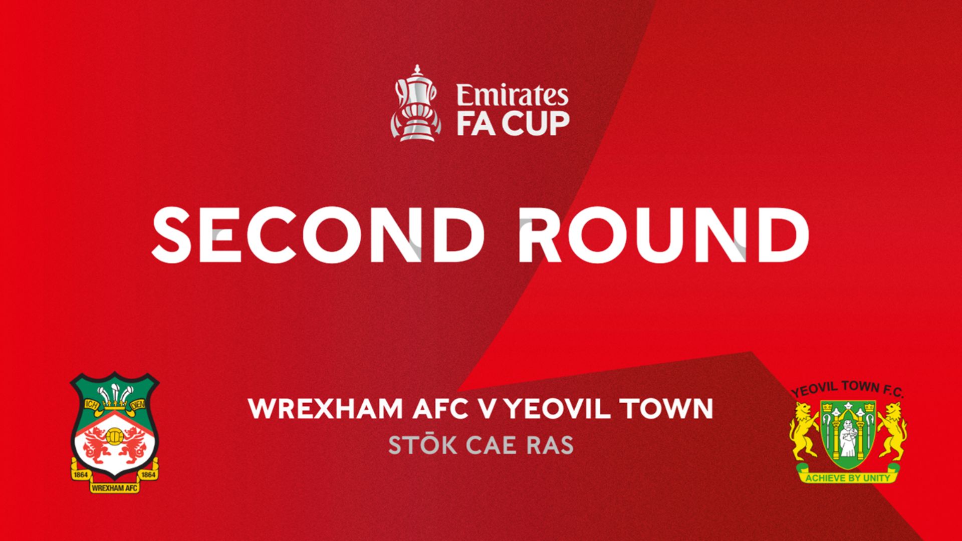 Wrexham AFC enfrentará Yeovil Town em casa pela segunda rodada da FA Cup