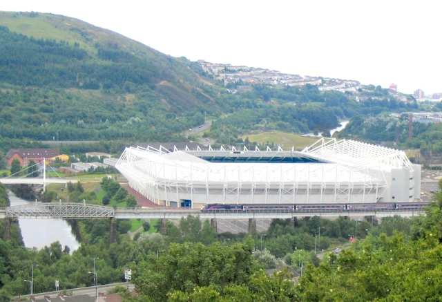 Swansea.com Stadium, casa do Swansea City, no País de Gales